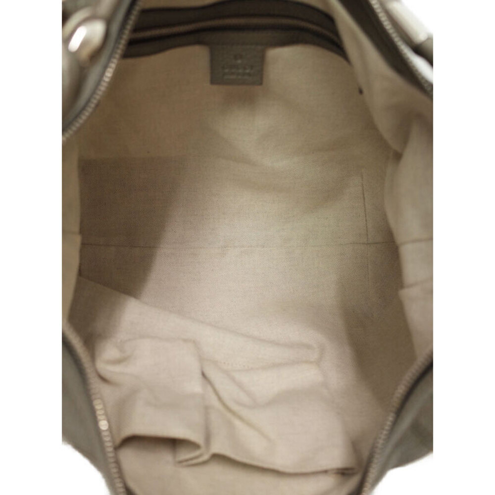 Gucci Techno Horsebit Hobo Bag silver leather - Picture 3 of 9